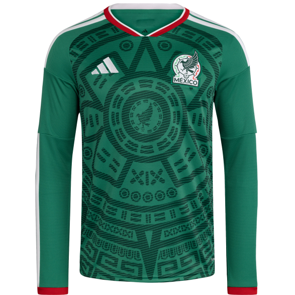  Mexico 2026 Men's Long Sleeve Home Stadium Jersey