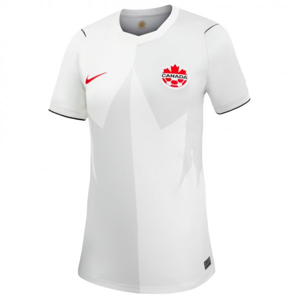 Women's Nike White Canada Soccer 2026 Home Stadium Replica Jersey