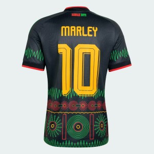Adidas Jamaica 26 Away Marley 10 Jersey - Men's T-shirts