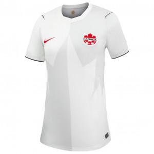 Women's Nike White Canada Soccer 2026 Home Stadium Replica Jersey